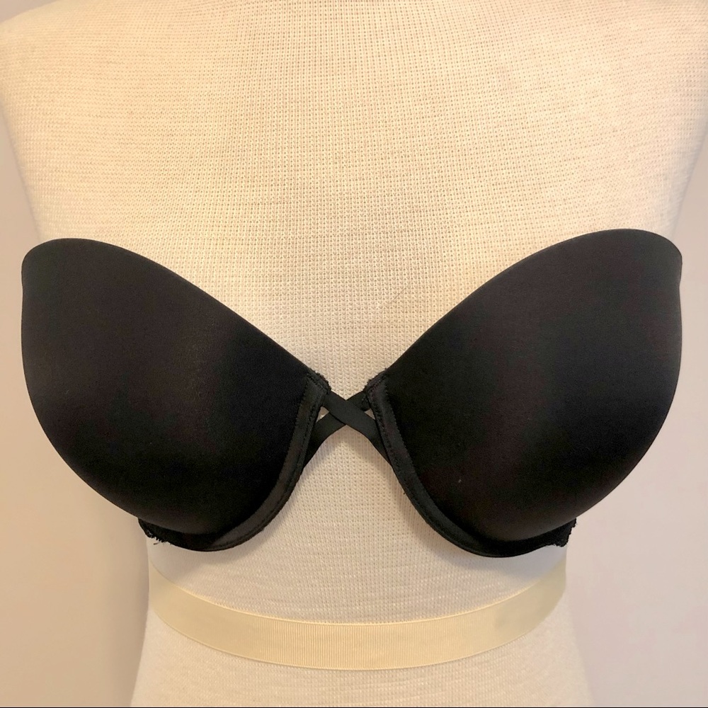 Aerie 38C Black Strapless NWT